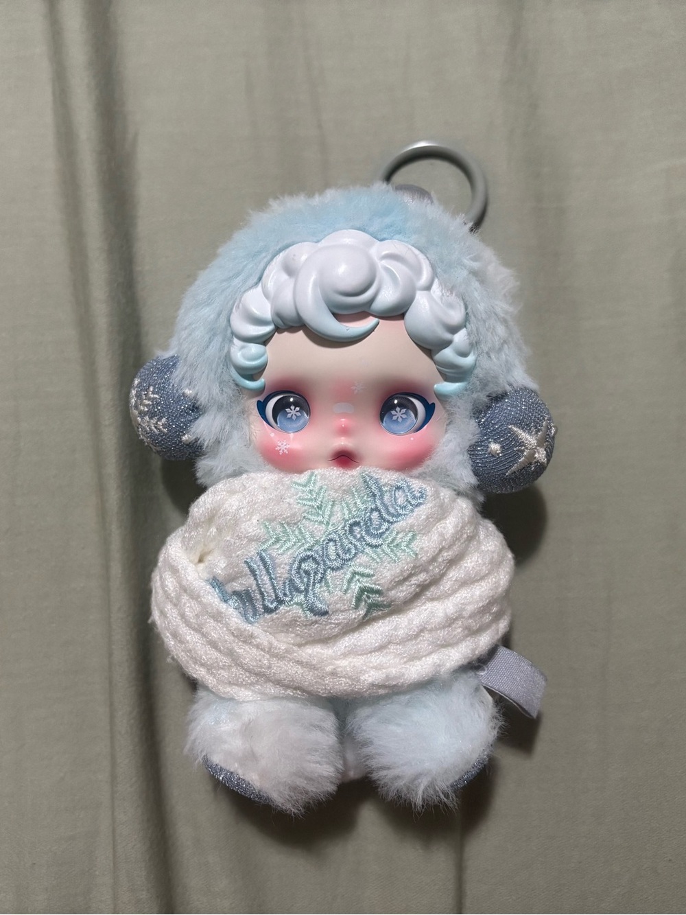 PopMart SkullPanda Winter Symphony Series Plush Doll: Song of Snow